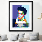 Elvis Presley by Art Style on GIANT ART - white digital drawing