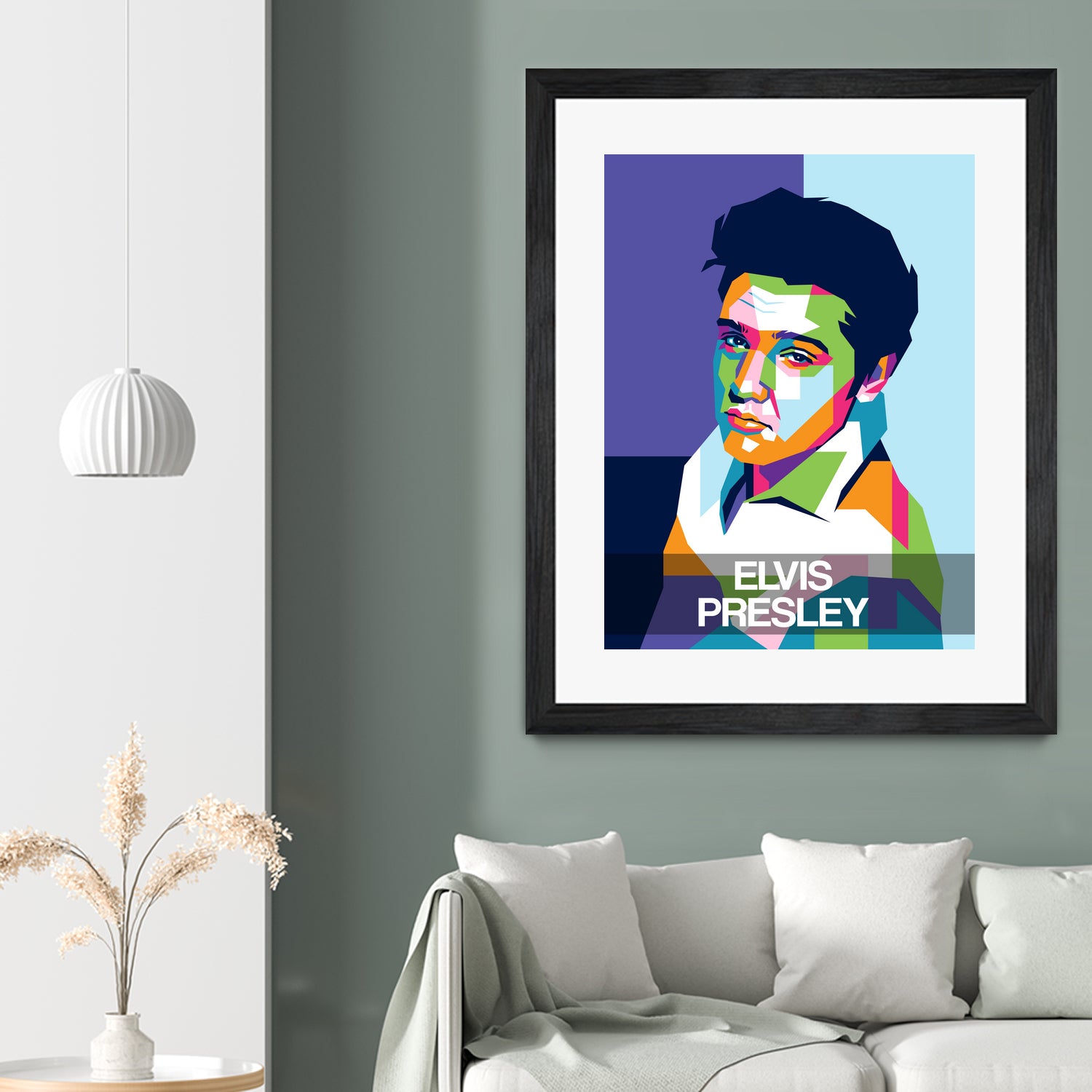 Elvis Presley by Art Style on GIANT ART - white digital drawing