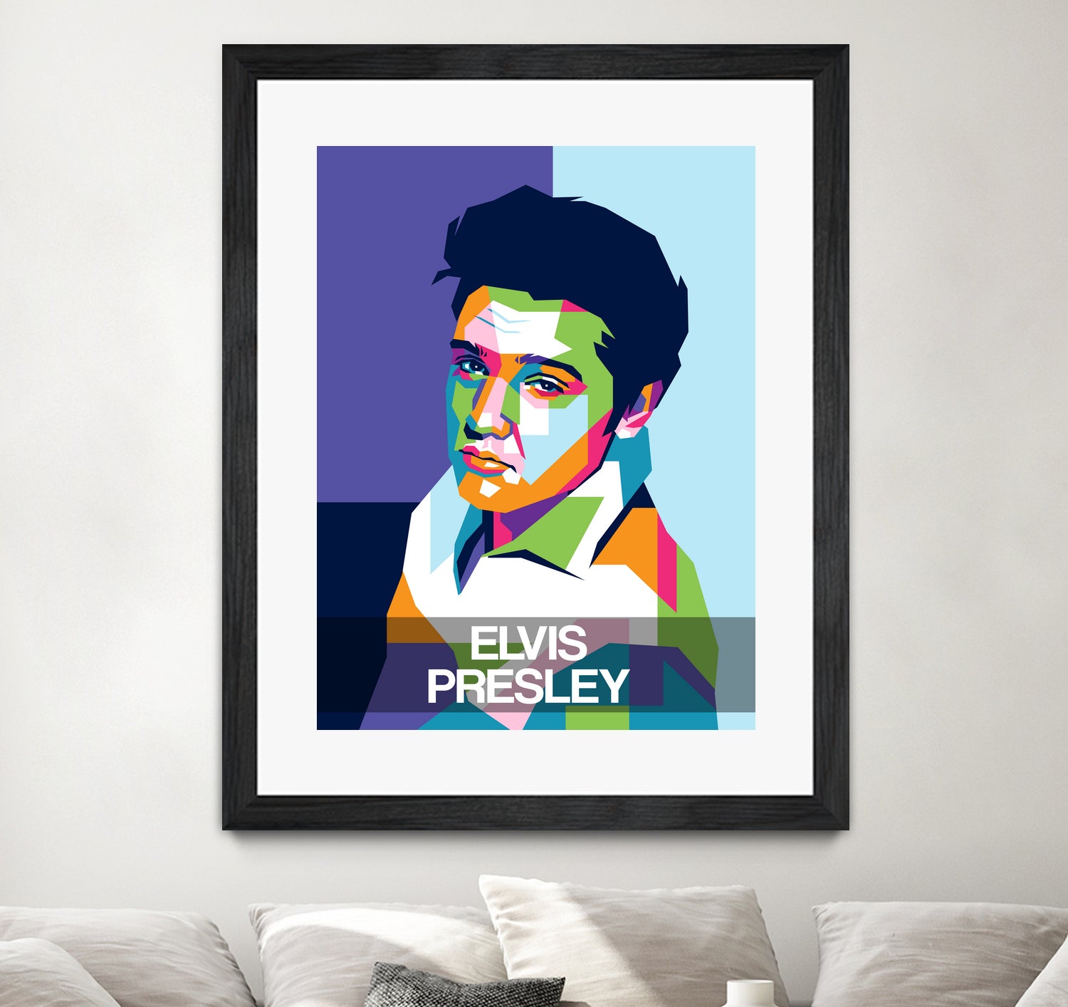 Elvis Presley by Art Style on GIANT ART - white digital drawing