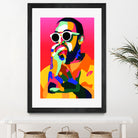 Mac Miller Inspired Pop-art Tribute Music Poster, Wall Art by kim huynh on GIANT ART - red digital painting