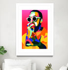 Mac Miller Inspired Pop-art Tribute Music Poster, Wall Art by kim huynh on GIANT ART - red digital painting