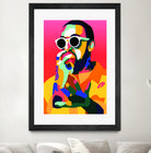 Mac Miller Inspired Pop-art Tribute Music Poster, Wall Art by kim huynh on GIANT ART - red digital painting