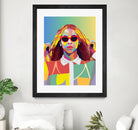 Beyonce Music Poster Art Print, Pop Art, Music Icon Wall Art by kim huynh on GIANT ART - fuchsia digital painting