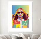 Beyonce Music Poster Art Print, Pop Art, Music Icon Wall Art by kim huynh on GIANT ART - fuchsia digital painting