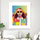 Beyonce Music Poster Art Print, Pop Art, Music Icon Wall Art by kim huynh on GIANT ART - fuchsia digital painting