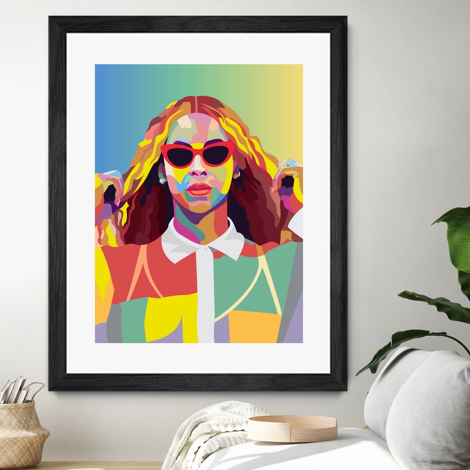 Beyonce Music Poster Art Print, Pop Art, Music Icon Wall Art by kim huynh on GIANT ART - fuchsia digital painting