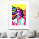 Lana del Rey Poster, Pop Art Wall Art by kim huynh on GIANT ART - orange digital painting