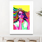 Lana del Rey Poster, Pop Art Wall Art by kim huynh on GIANT ART - orange digital painting