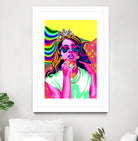 Lana del Rey Poster, Pop Art Wall Art by kim huynh on GIANT ART - orange digital painting