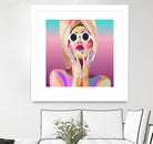 Ariana Grande Pop-Art Wall Decor Music Poster by kim huynh on GIANT ART - pink digital painting