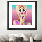 Ariana Grande Pop-Art Wall Decor Music Poster by kim huynh on GIANT ART - pink digital painting