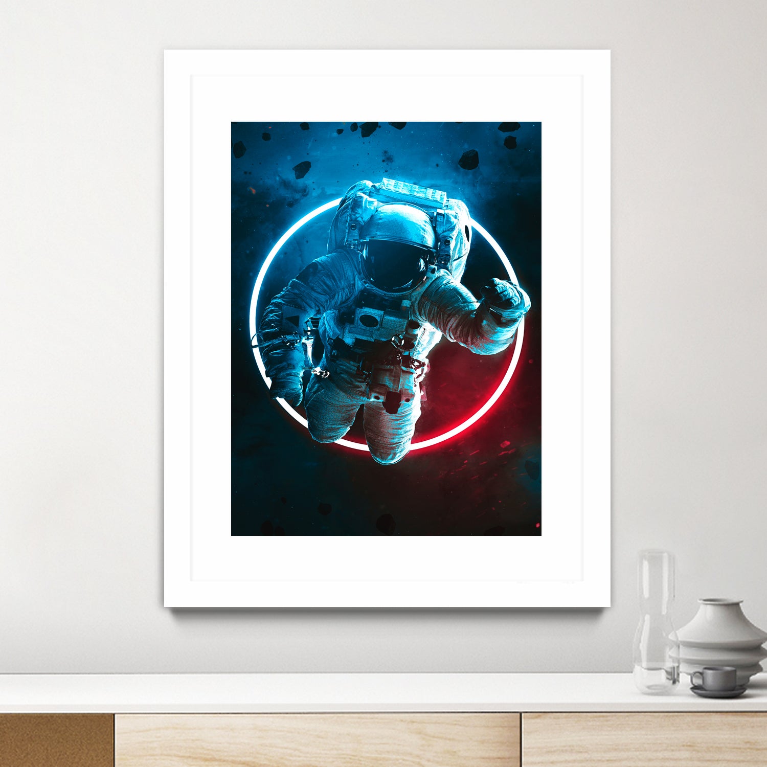 Lost in space by Sara Kamal on GIANT ART - black photo illustration