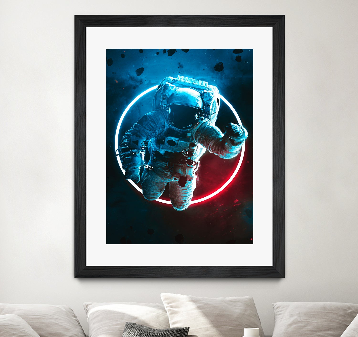 Lost in space by Sara Kamal on GIANT ART - black photo illustration