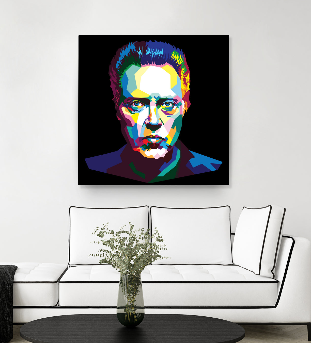 Christopher Walken in WPAP style by Andi Hariyanto on GIANT ART - white character design