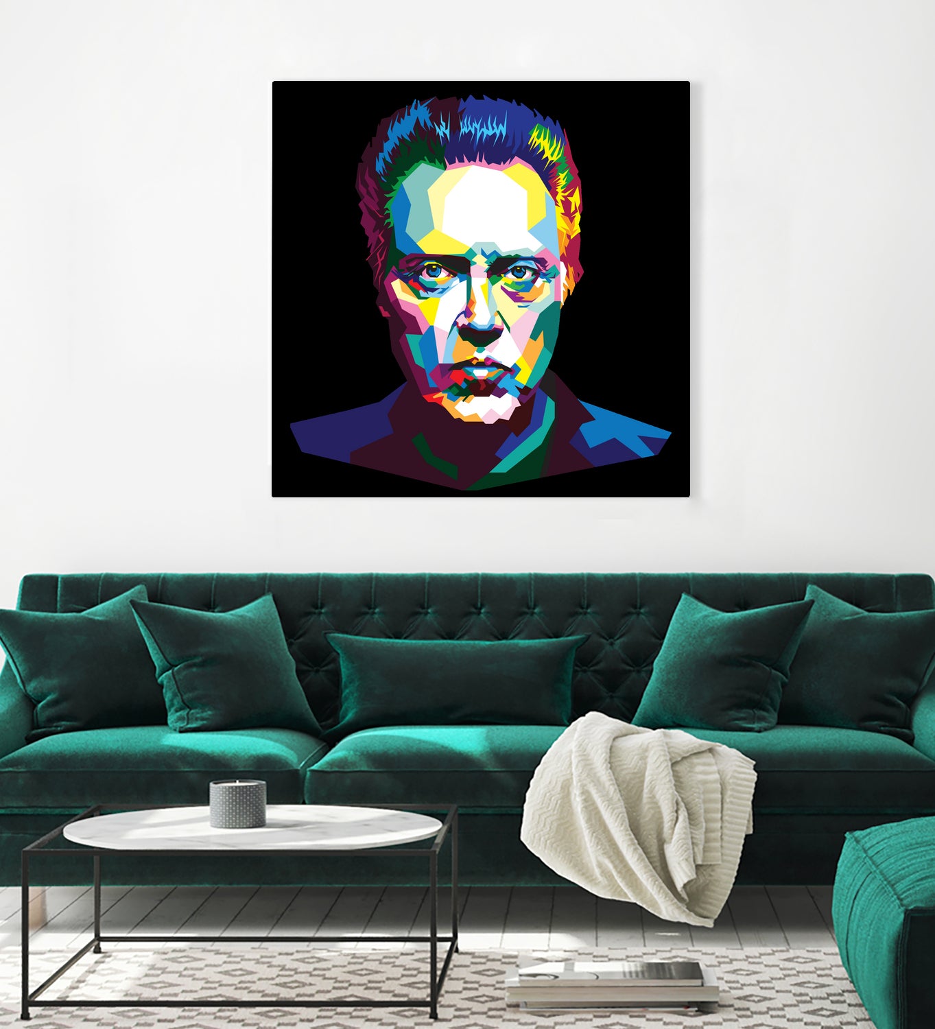 Christopher Walken in WPAP style by Andi Hariyanto on GIANT ART - white character design