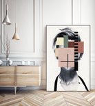 Beauty behind shapes and lines by Menelaos Trompoukis on GIANT ART - white digital painting