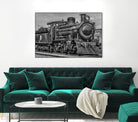 Steam Locomotive, Montevideo, Uruguay by Daniel Ferreira-Leites on GIANT ART - black photo manipulation