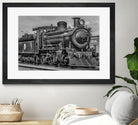 Steam Locomotive, Montevideo, Uruguay by Daniel Ferreira-Leites on GIANT ART - black photo manipulation