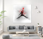 Jumpman Illustration by Francesco Scura on GIANT ART - red digital painting