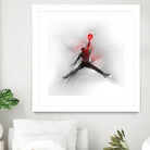 Jumpman Illustration by Francesco Scura on GIANT ART - red digital painting