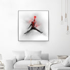 Jumpman Illustration by Francesco Scura on GIANT ART - red digital painting