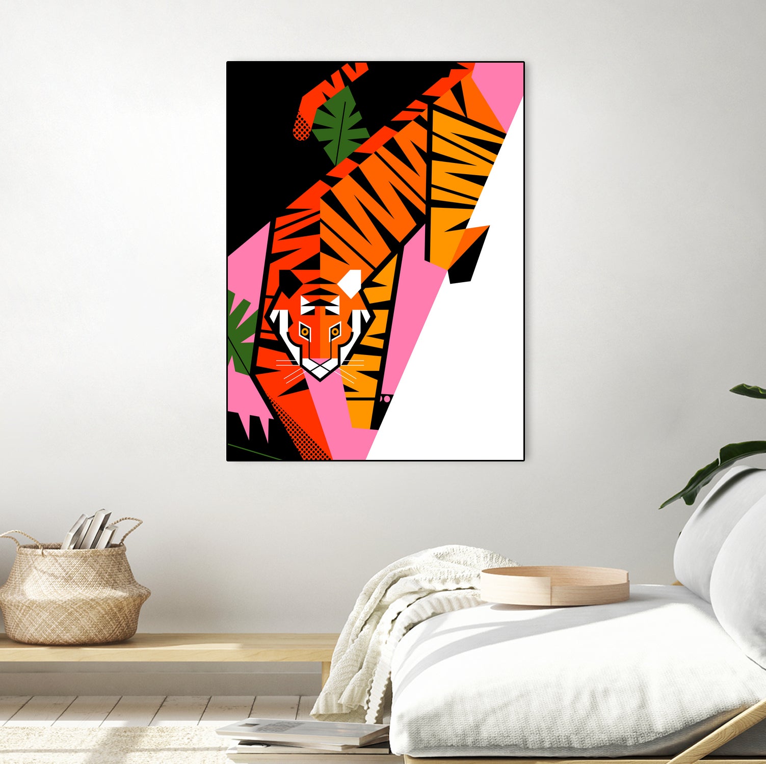 Tiger by 2BROS Creative on GIANT ART - white digital drawing