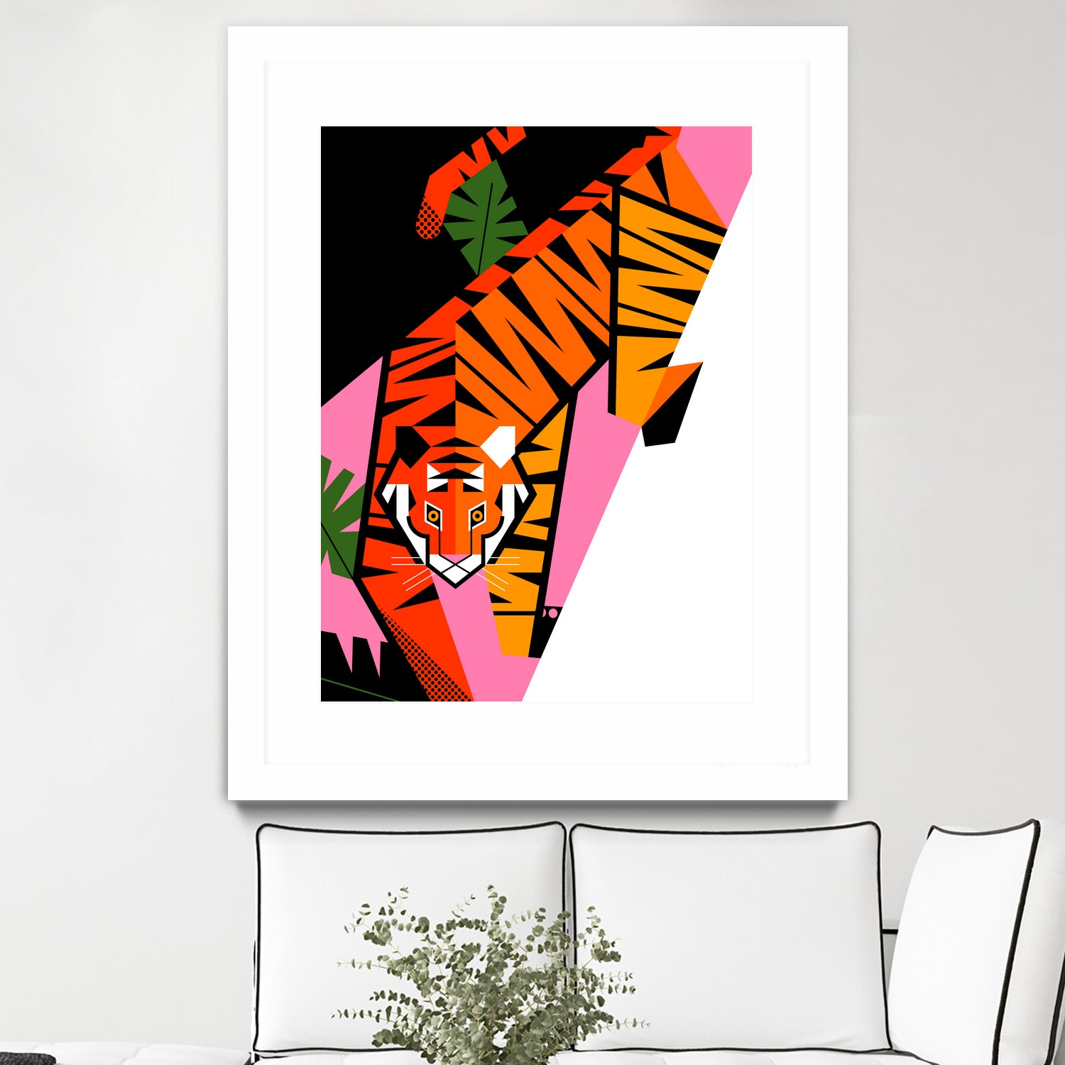 Tiger by 2BROS Creative on GIANT ART - white digital drawing