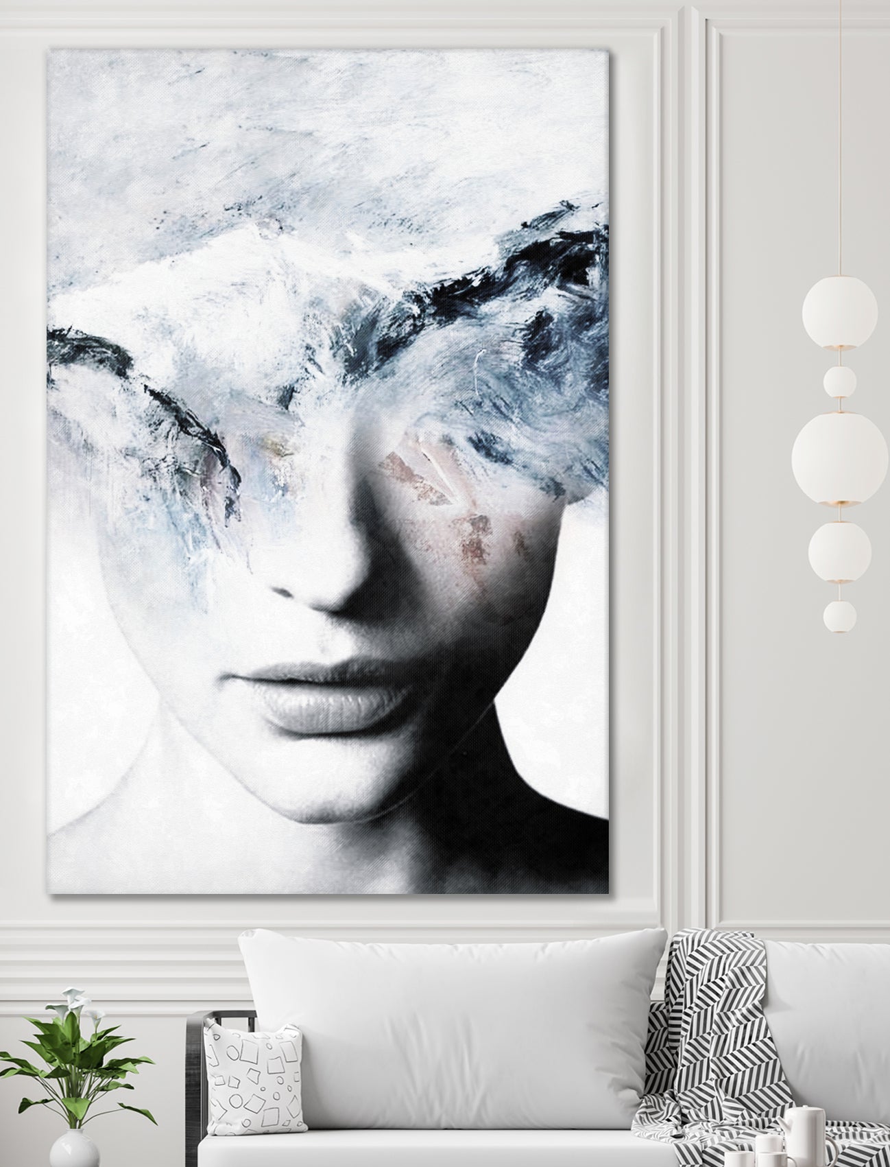 BLUE WAVES by Menelaos Trompoukis on GIANT ART - blue digital painting