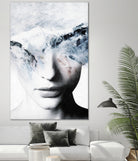 BLUE WAVES by Menelaos Trompoukis on GIANT ART - blue digital painting