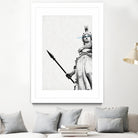 Athena the goddess of wisdom by Menelaos Trompoukis on GIANT ART - gray digital painting