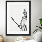 Athena the goddess of wisdom by Menelaos Trompoukis on GIANT ART - gray digital painting