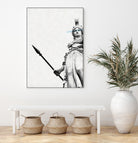 Athena the goddess of wisdom by Menelaos Trompoukis on GIANT ART - gray digital painting