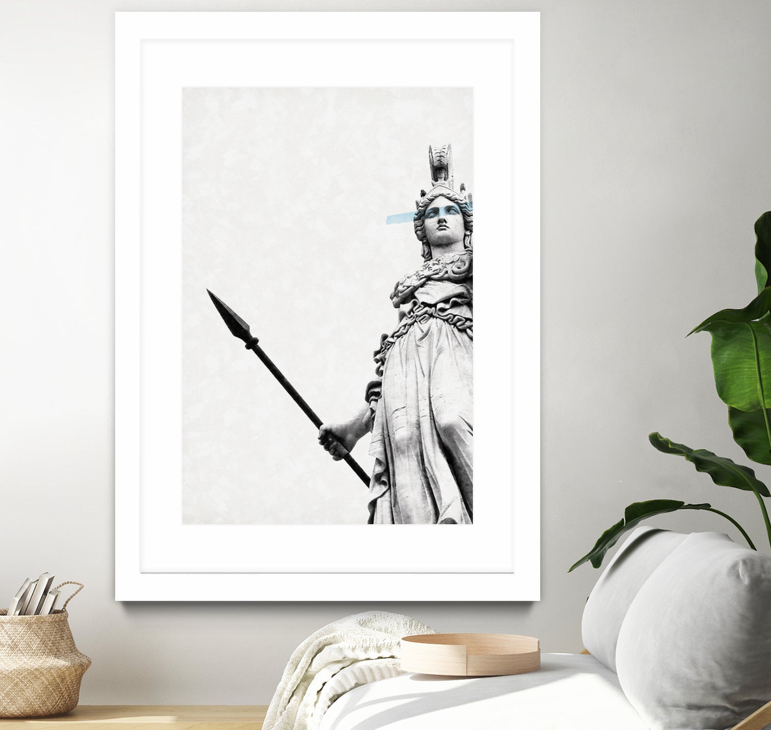 Athena the goddess of wisdom by Menelaos Trompoukis on GIANT ART - gray digital painting