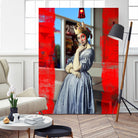 The Queen by José Luis Guerrero on GIANT ART - red photo manipulation