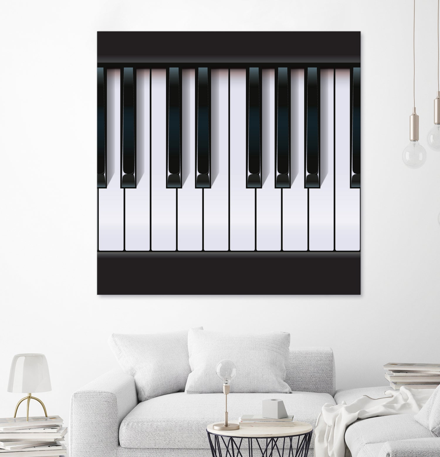 Piano by Rob Snow on GIANT ART - black vector illustration