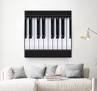 Piano by Rob Snow on GIANT ART - black vector illustration