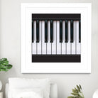 Piano by Rob Snow on GIANT ART - black vector illustration