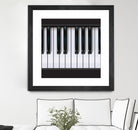 Piano by Rob Snow on GIANT ART - black vector illustration