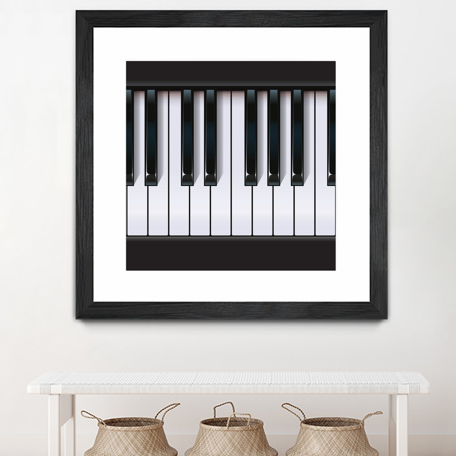 Piano by Rob Snow on GIANT ART - black vector illustration