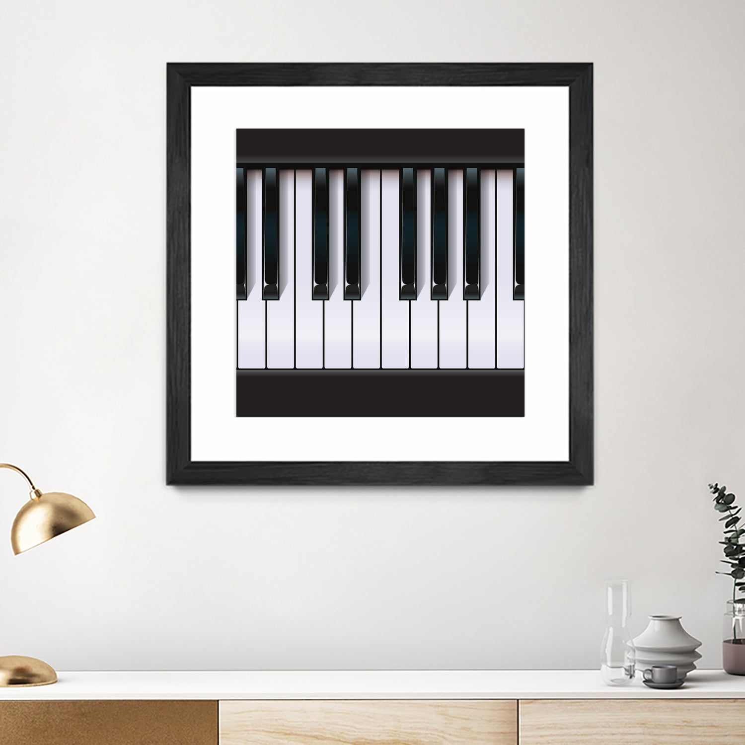 Piano by Rob Snow on GIANT ART - black vector illustration