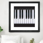 Piano by Rob Snow on GIANT ART - black vector illustration