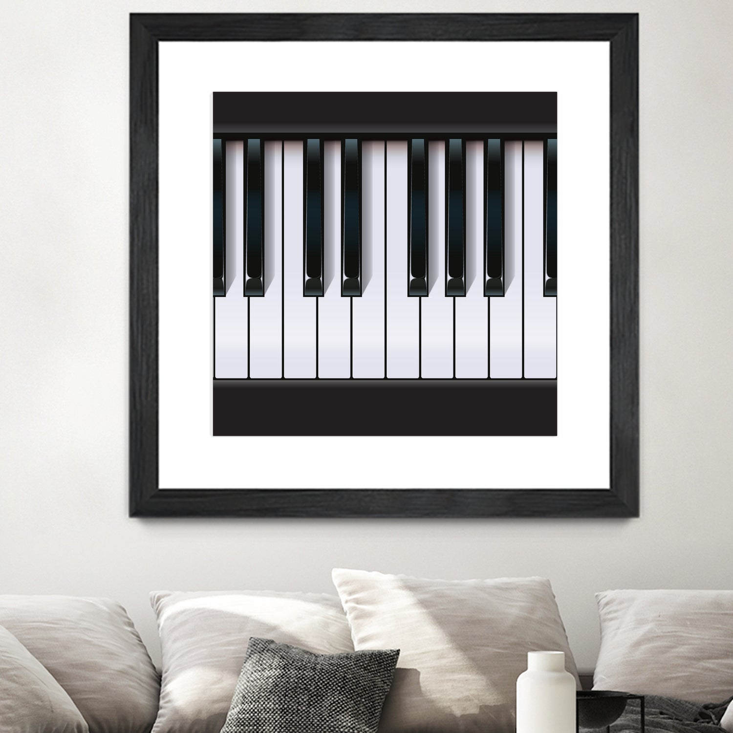 Piano by Rob Snow on GIANT ART - black vector illustration