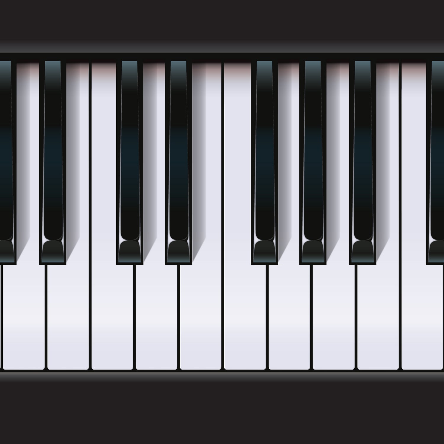 Piano by Rob Snow on GIANT ART - black vector illustration