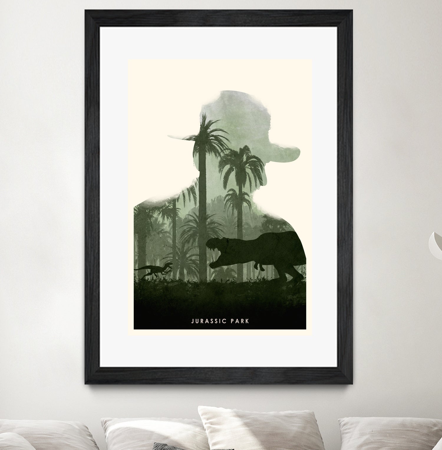 Jurassic Park by Ryan Ripley on GIANT ART - green digital drawing