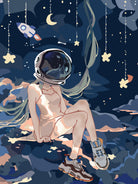 Astronaut Miku by rudy hermawan on GIANT ART - blue character design