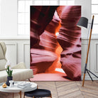 Cave in the desert at Antelope Canyon Arizona USA by sutee monchitnukul on GIANT ART - orange photo manipulation