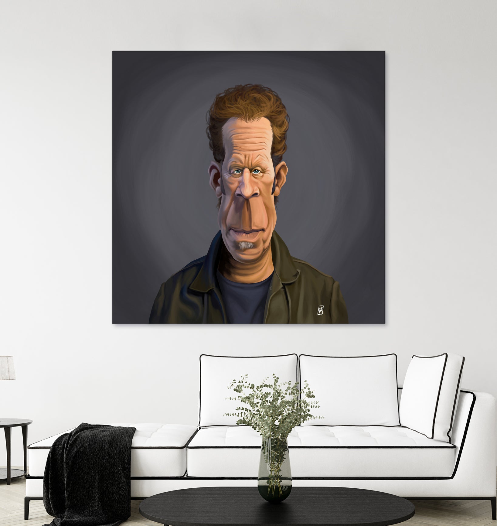 Tom Waits by Rob Snow on GIANT ART - green digital painting