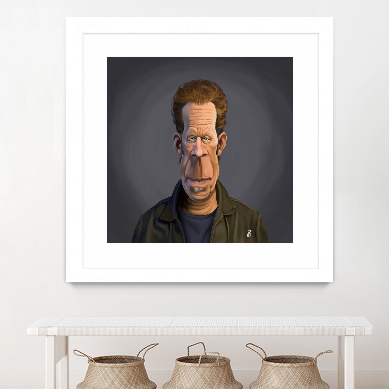 Tom Waits by Rob Snow on GIANT ART - green digital painting