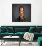 Tom Waits by Rob Snow on GIANT ART - green digital painting