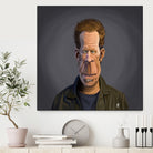 Tom Waits by Rob Snow on GIANT ART - green digital painting